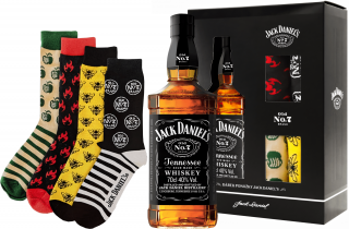 Jack Daniels + 4 ponožky 40% 0,7l