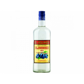 Jelínek Slivovica Biela 52% 1 l (čistá fľaša)