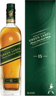 Johnnie Walker Green Label 15y 43% 0,7 l (kartón)
