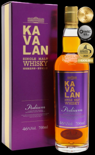Kavalan Podium 46% 0,7 l (kartón)