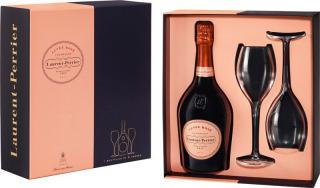LAURENT PERRIER La Cuvée Rosé Brut + 2 poháre DB