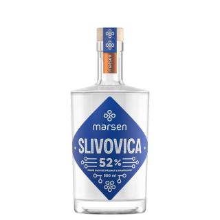 MARSEN SLIVOVICA 52% 0,5 l (čistá fľaša)
