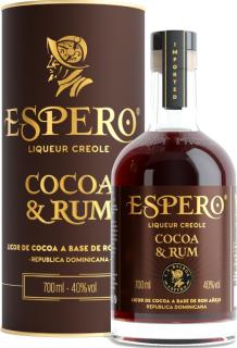Rum Espero Cocoa & Rum  40%, 0,7l