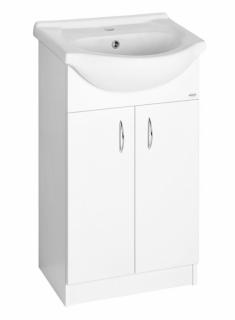 aqualine SIMPLEX ECO 50 umývadlová skrinka vrátane umývadla 47x83,5x29 cm 8590913852145