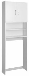 aqualine SIMPLEX ECO skrinka za práčku 63x25x190cm, biela 8590913875311