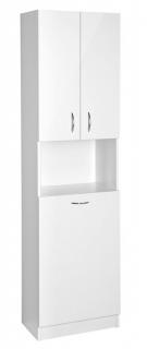 aqualine SIMPLEX ECO vysoká skrinka s košom na bielizeň 50x180x30cm 8590913852190