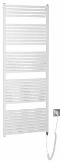 aqualine TONDI-E elektrické vykurovacie teleso rovné 600x1690 mm, 800 W, biela 8595703833250