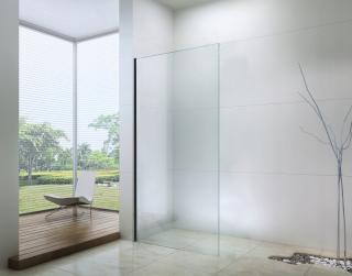 Feel PIRELU 110 Clear BLACK Walk-in Sprchová zástena 8595703816536