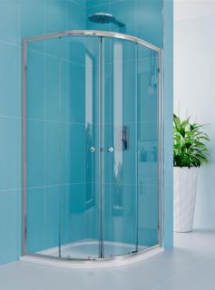 Mereo CK35133Z Sprchovací kút štvrťkruhový 80×80 cm aluchróm/sklo 8595703831164