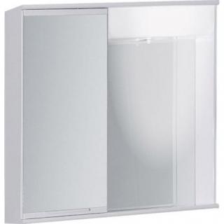 OLSEN-SPA LUMIX I 50 x 55 ľavá Zrkadlová skrinka galerka kovová 8595703829475