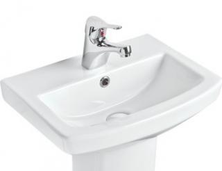 OLSEN-SPA NERO 46 Umývadlo nástenné 46 cm 8595703832178