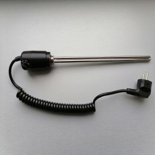 OLSEN-SPA Vykurovacia tyč s termostatom - 300 W, Čierna 8595703828621