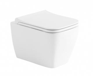 OlsenSpa Závesné WC NOVA RIMLESS OlsenSpa so sedadlom Soft-close 8595703828577
