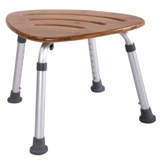 Ridder A00502081 Stolička s nastaviteľnou výškou, sedák bambus, nosnosť 150 KG 8595703832017