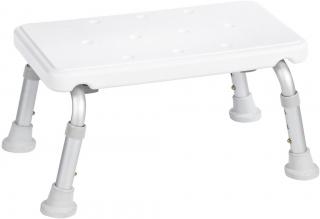 Ridder A0102601 Stolička s nastavitelnou výškou, sedák bílý, nosnost 150 KG 8595703831300
