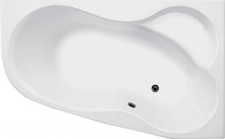 Vagnerplast Melité 160 × 105 P Vaňa asymetrická s podporou 8595703834684