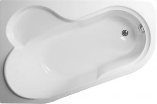 Vagnerplast SELENA 147×100 L Vaňa asymetrická s podporou 8595703830709