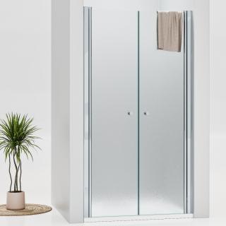 WellMall BETA Chrom 100 Grape Sprchové dvere do niky dvojkrídlové 8595703825736