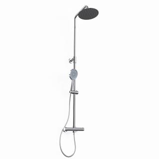 WellMall EAST Sprchový set s termostatickou batériou - okrúhly 8595703833397