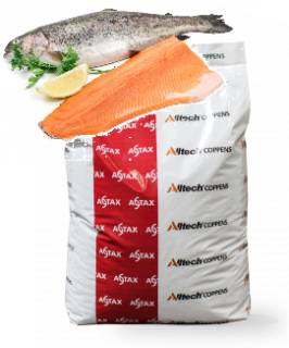 Krmivo pre vyfarbenie pstruha, Supreme Astax 4,5mm/25kg  (chuť a farba mäsa)