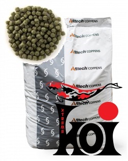 Krmivo pre vyfarbenie ryb, Spirulina 6mm/15kg  (Na vyfarbenie koi / Celosezónne)