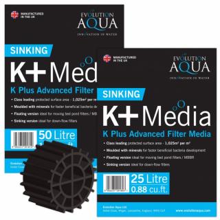 Pvc Filtračné médium K+ Evolution Aqua 1l, čierne (K+ Media Evolution Aqua 1l )