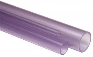 PVC rúra transparentná 63mm x 0,25m (Priehľadná rúra na lepenie)
