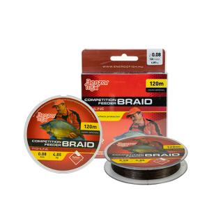 Benzar Competition Feeder Braid Tmavohneda 120M Varianta: 0,105mm
