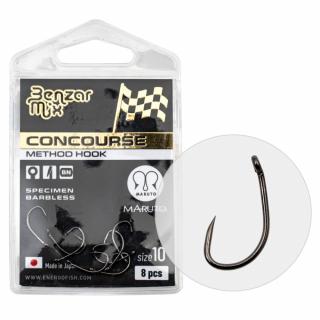 Benzár háčik Concourse Method Specimen Barbless 8ks/bal. Varianta: 12