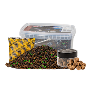 Benzar Mix Winter Pellet Box 400 g + Twister MINI Nástraha - GREEN BETAIN