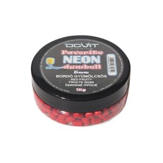 DOVIT FAVORITE DUMBELL NEON 5MM-ČERVENÉ OVOCIE