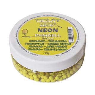 Dovit Micro Neon dumbell 3,5mm - Ananás-Zelené jablko