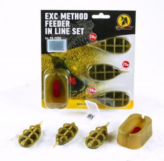 Extra Carp feederová sada Method Feeder Set 3+1 (20 g, 30 g, 40 g + formička) (75-8132)