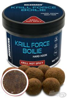 HALDORÁDÓ Krill Force Boilie Hard Hook Wafter 16, 20 mm - Krill Hot Spicy