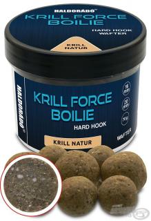 HALDORÁDÓ Krill Force Boilie Hard Hook Wafter 16, 20 mm - Krill Natur