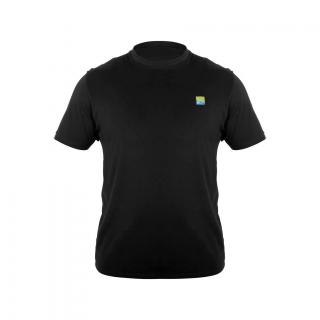 PRESTON LIGHTWEIGHT BLACK T-SHIRT - MEDIUM Veľkosť: XL