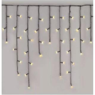 GIRLANDA - PROFI LED svetelný záves, 3,6m, teplá biela, 200xLED, IP44, 8 módov svietenia