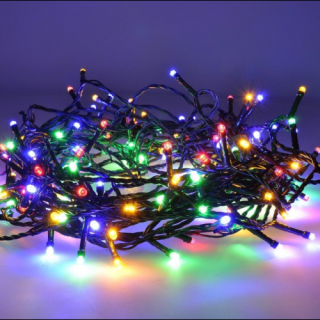 PROFI LED vianočné osvetlenie 12m reťaz, 120xLED, IP44, RGB - viacfarebná + časovač