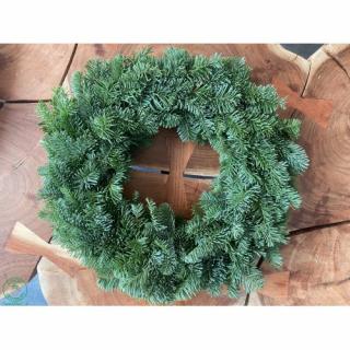 Vianočný veniec (Abies Nobilis) - slamený základ 30 cm, celkový vonkajší priemer 35-40 cm