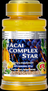 Starlife ACAI COMPLEX STAR - pre podporu trávenia a obranyschopnosti organizmu, Starlife  60 kaps