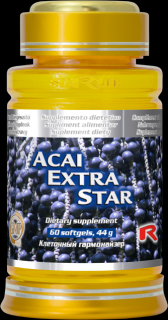 Starlife ACAI EXTRA STAR - pre podporu obranyschopnosti organizmu, fyzickej a psychickej aktivity, Starlife  60 tob