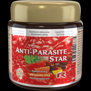 Starlife ANTI-PARASITE STAR - pre detoxikáciu a odstránenie parazitov z organizmu, Starlife  300 kaps