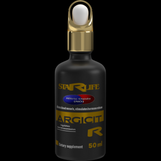 Starlife ARGICIT DROPS  -  s obsahom oxidu dusnatého pre podporu všetkých dôležitých procesov v tele, Starlife  50 ml