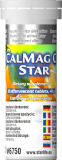 Starlife CALMAG C STAR - pre posilnenie imunitného systému, normálnu zrážanlivosť krvi a zníženie únavy a vyčerpania,  Starlife 10 tabl