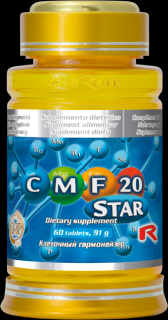 Starlife CMF 20 STAR - pre doplnenie vápnika, horčíka, železa a ďalších 20 živín, Starlife  60 tabl