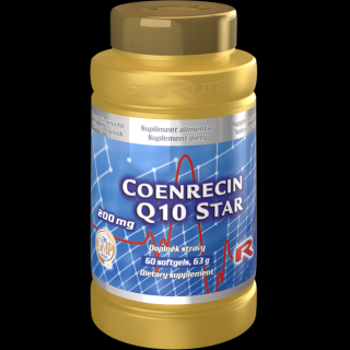 Starlife COENRECIN Q10 STAR - s vysokým obsahom antioxidantov na podporu srdca a ciev, Starlife  60 tob