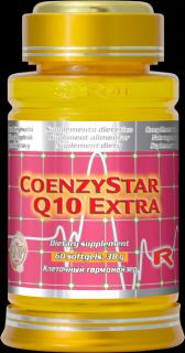 Starlife COENZYSTAR Q10 EXTRA  -  koenzým Q10 a karnitín pre zdravý kardiovaskulárny systém, Starlife  60 tob