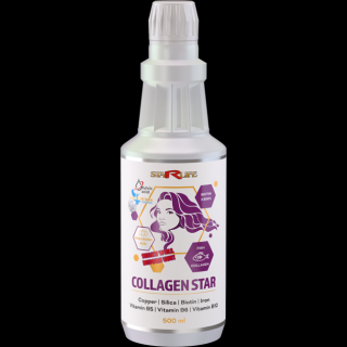 Starlife COLLAGEN STAR  - hydrolyzovaný kolagén pre profesionálnu starostlivosť o pleť, pokožku, vlasy a nechty, Starlife  500 ml