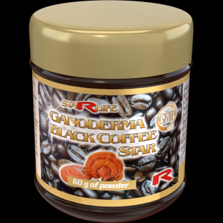 Starlife GANODERMA BLACK COFFEE STAR - Káva Arabica s obsahom huby Ganoderma, Starlife 60 g