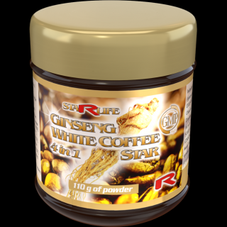 Starlife GINSENG WHITE COFFEE STAR - Káva Arabica s obsahom ženšenu, Starlife 110 g